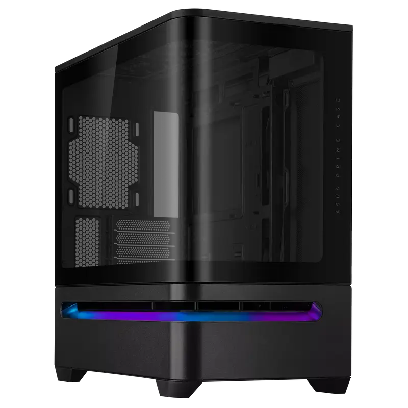Компьютерный корпус ASUS PRIME AP202 TG ARGB, Midi-Tower, , Чёрный