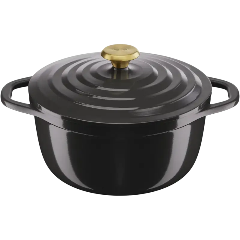 Кастрюля Tefal E2554604, 4,7л, 24см, Чёрный