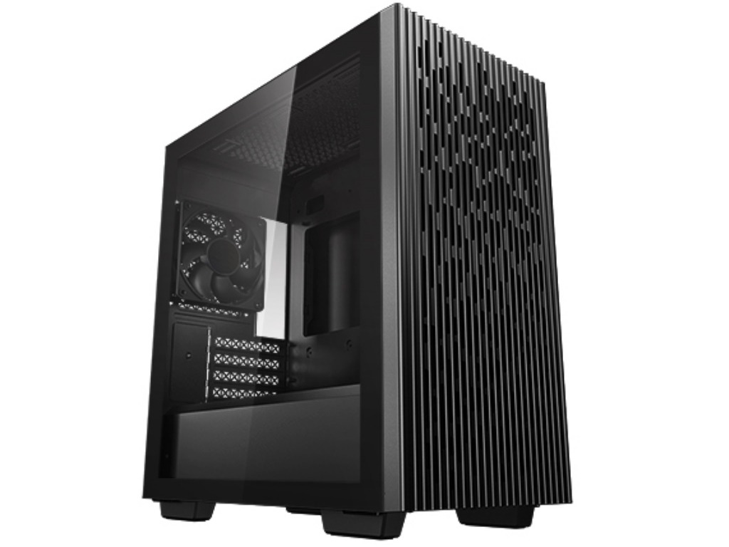 Case mATX Deepcool MATREXX 40, w/o PSU, 1x120mm, Tempered Glass, USB3.0, Black,процессоры ,оперативная память, ssd, M2, hdd, кейсы