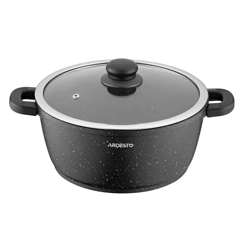 Кастрюля Ardesto AR2424GE, 4,4л, 24см, Чёрный