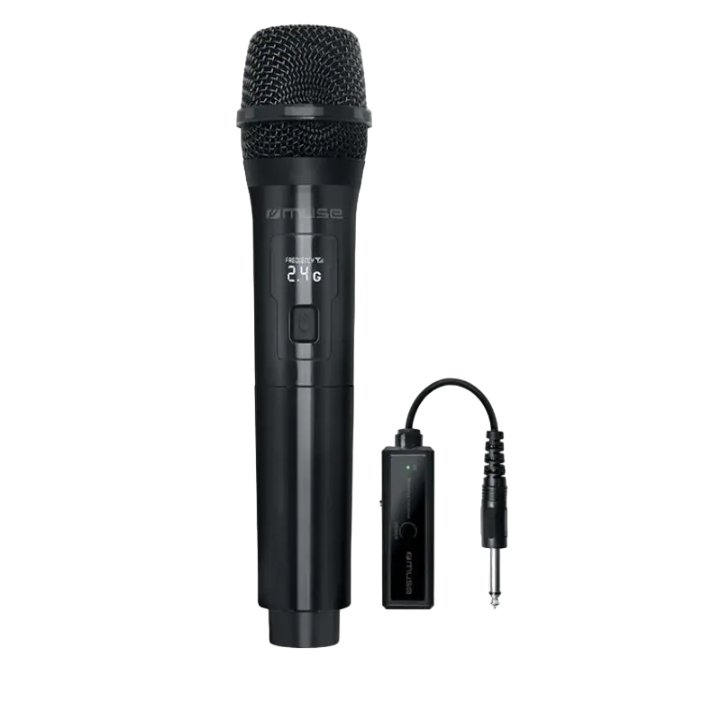 Караоке микрофон MUSE MC-30 WI, Беспроводной, Чёрный