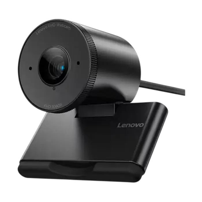 Веб-камера Lenovo FHD, 1980x1080, Черный