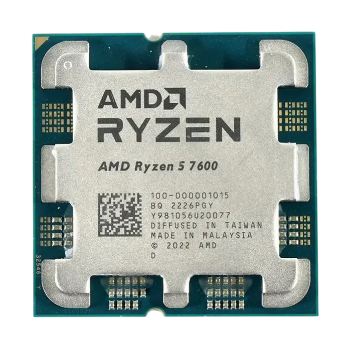 Процессор AMD Ryzen 5 7600, AMD Radeon Graphics, Tray