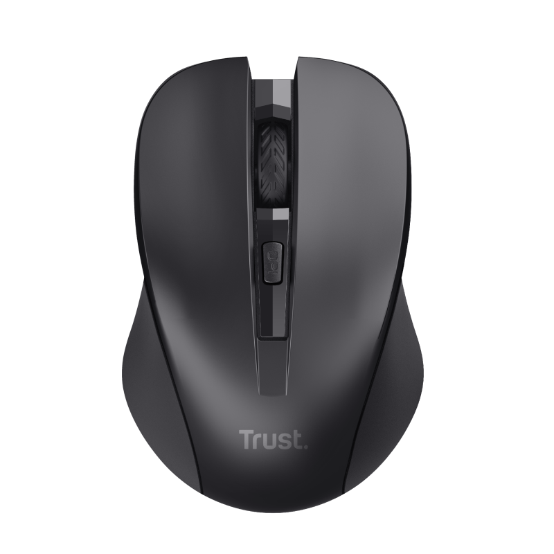 TR_21869. Trust Mydo Black Wireless Mouse, Silent Click, 10m 2.4GHz, Micro receiver, 1000-1800 dpi, 4 button, USB, клавиатуры ,мышки ,веб камера ,коврики ,флешки , 16gb, 32gb,64gb,128gb,256gb,512,microsd,sd