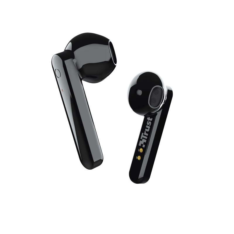 TR_23712 Trust Primo Touch Bluetooth Wireless TWS Earphones - Black, Up to 4 hours of playtime, Mana