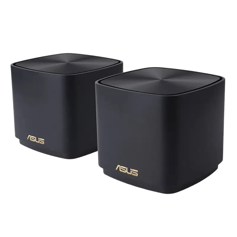 Домашняя Mesh Wi-Fi система ASUS ZenWiFi XD4 Plus (B-2-PK), Wi-Fi, Чёрный