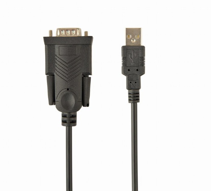 Converter USB to Serial port, Gembird "UAS-DB9M-02",1.5m cable, Black