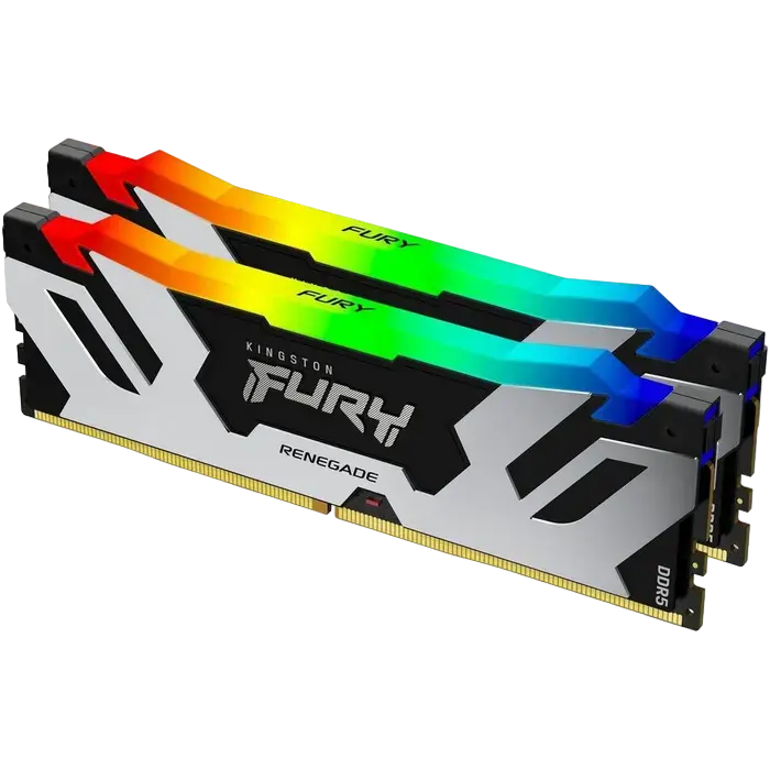 Оперативная память Kingston FURY Renegade RGB, DDR5 SDRAM, 6400 МГц, 64Гб, KF564C32RSAK2-64