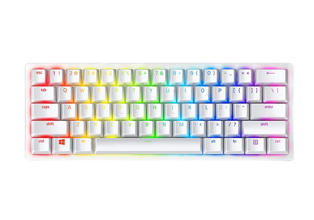 Gaming Keyboard Razer Huntsman Mini, Mechanical, 60% Form Factor, Optical Clicky SW, Aluminum, Doubl