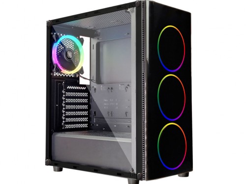 XP-XG115 A-RGB 3F. XILENCE "XG115" ATX Case, with Side-Window, Tempered Glass Side, without PSU, A-R,процессоры ,оперативная память, ssd, M2, hdd, кейсы