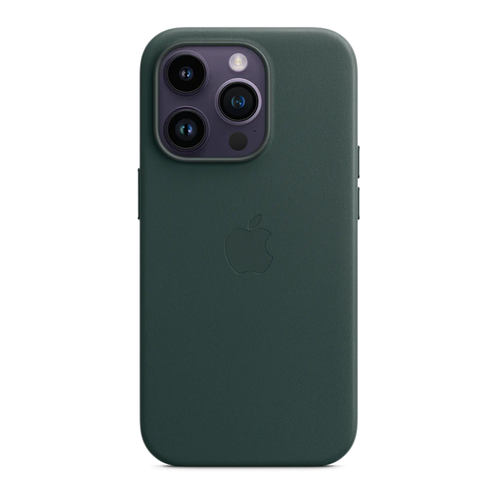 Case Original Leather with MagSafe for iPhone 14 Pro, Forest Green