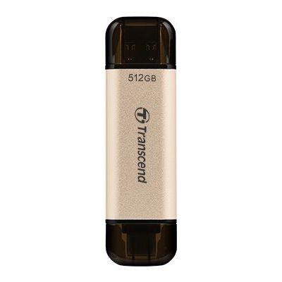 512GB USB3.1/Type-C Flash Drive  Transcend "JetFlash 930C", Gold, Classic Cap,OTG (R/W:420/400MB/s)