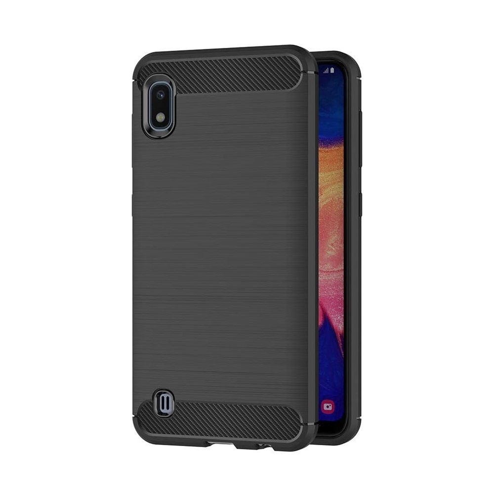Helmet Case Carbon Samsung A10, Black