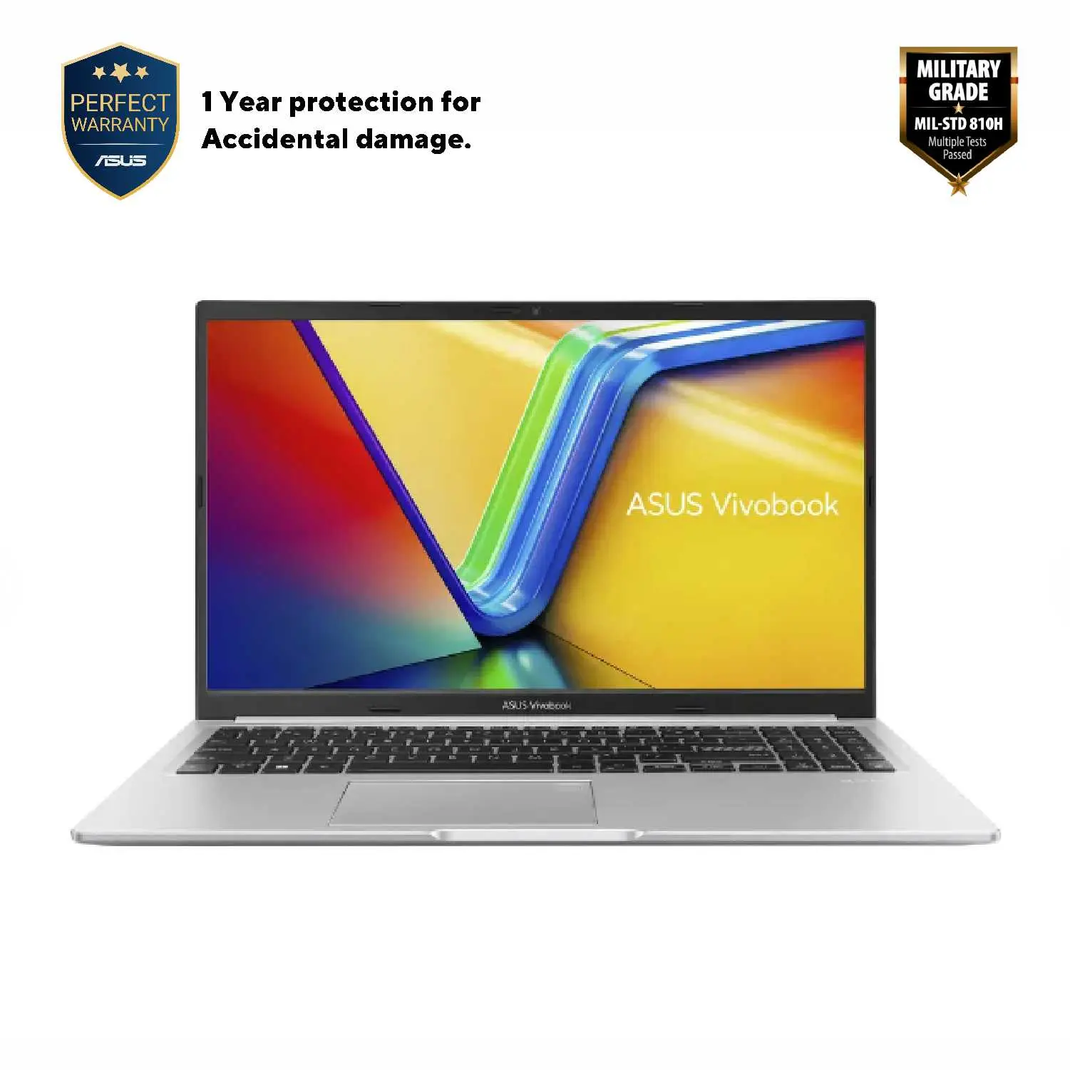 Ноутбук 15,6" ASUS Vivobook 15 M1502YA, Cool Silver, AMD Ryzen 7 5825U, 16Гб/512Гб, Без ОС