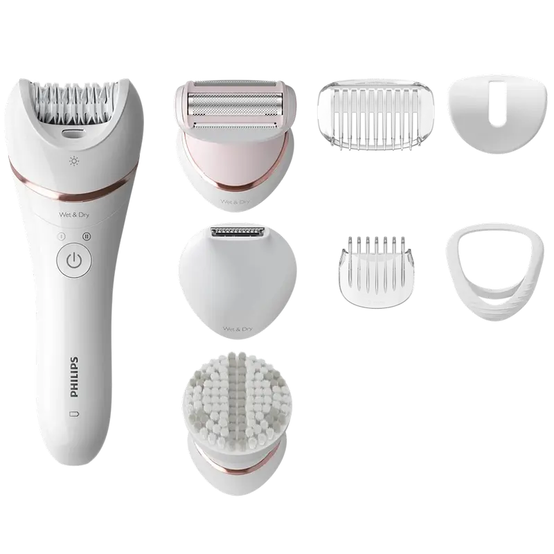 Эпилятор Philips BRE735/00, Белый | Розовый