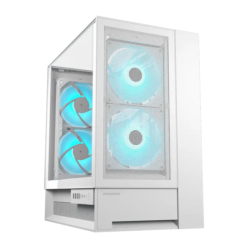 Компьютерный корпус Cougar OmnyX, Midi-Tower, Без блока питания, Белый