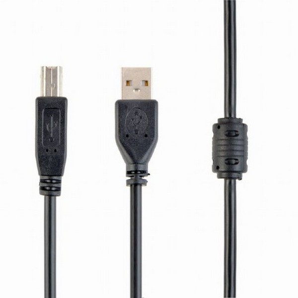 Cable USB, AM/BM,  3.0 m, USB2.0  Premium quality with ferrite core, CCF-USB2-AMBM-10