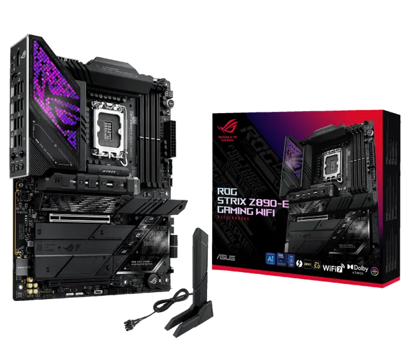 Материнская плата ASUS ROG STRIX Z890-E GAMING WIFI, LGA1851, Intel Z890, ATX