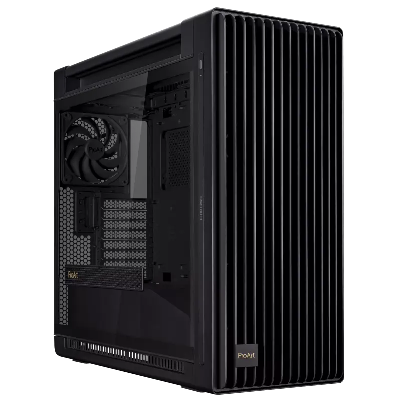 Компьютерный корпус ASUS ProArt PA602, Midi-Tower, Без блока питания, Чёрный