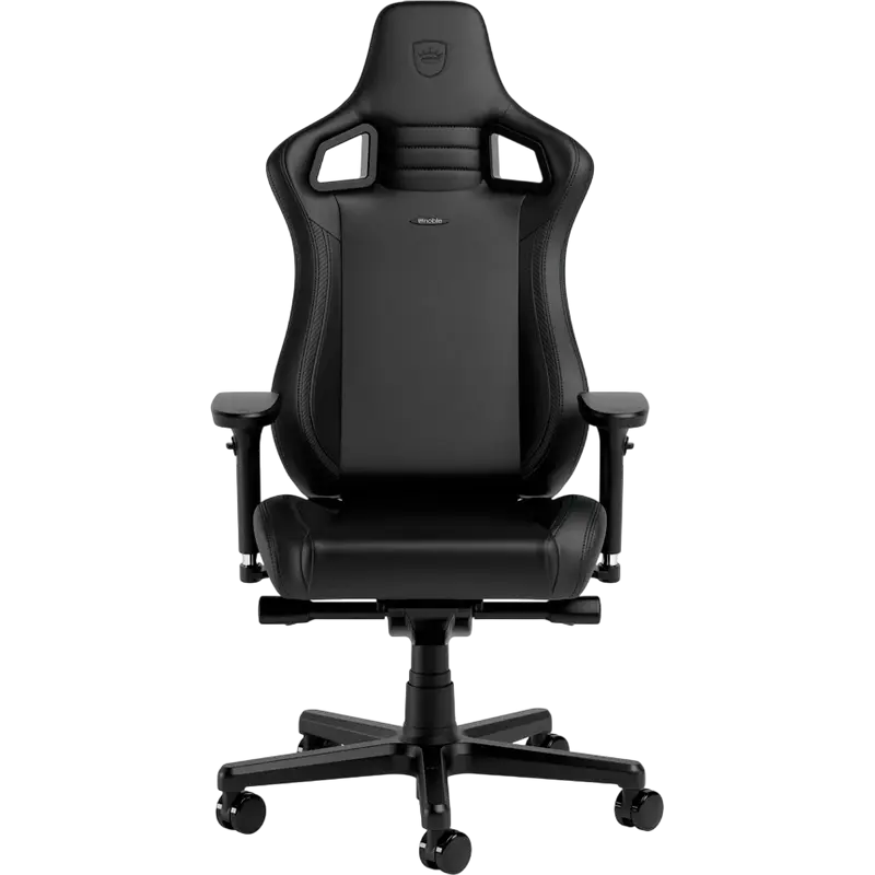 Игровое кресло Noblechairs Epic, Искусственная кожа, Чёрный