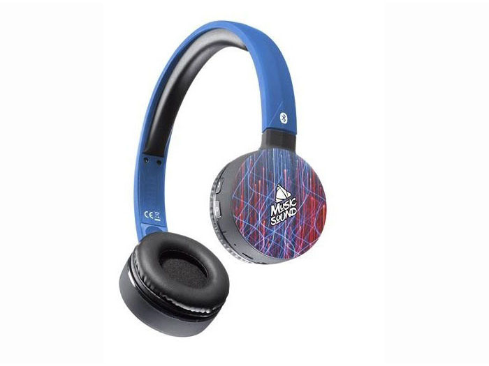 Bluetooth headset, Cellular MUSICSOUND Blue