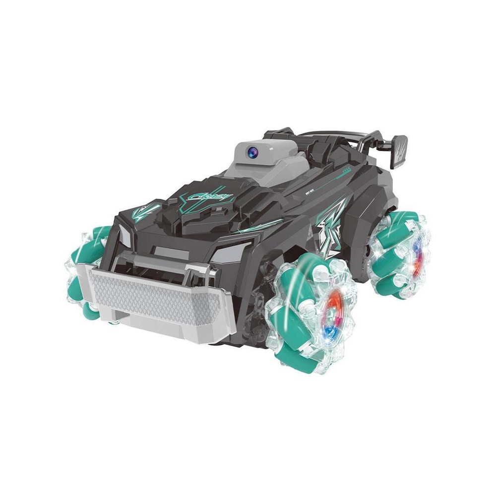 P-Ron RC Car Camera real-time (1080p) with Phone BT Control, Green