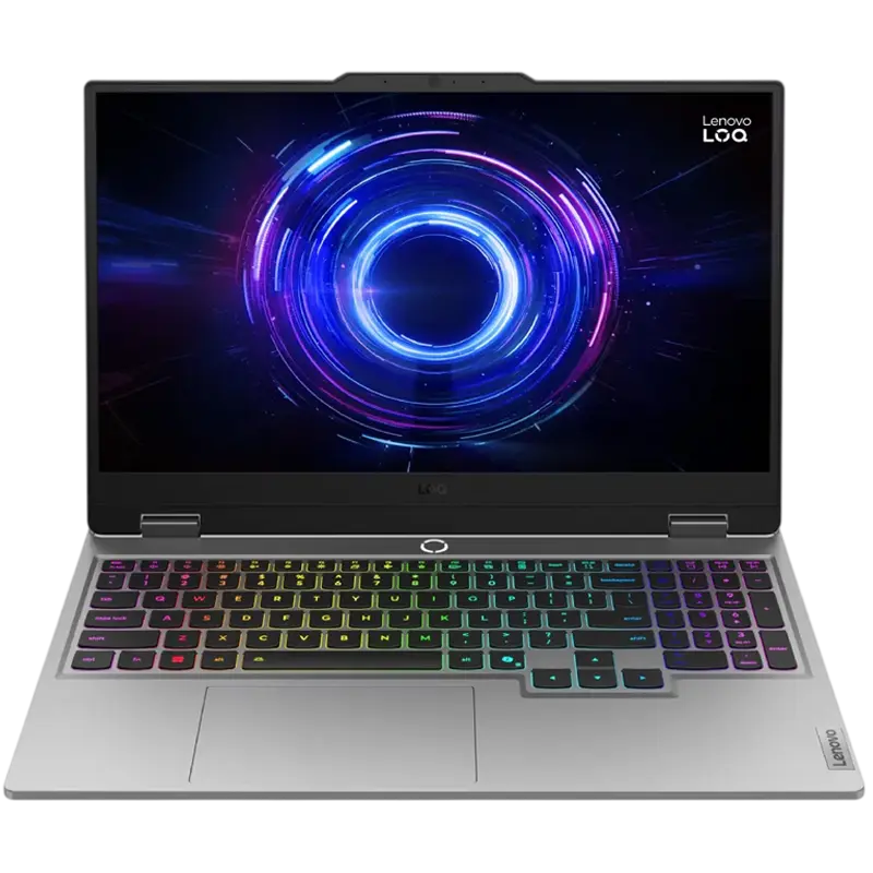 Игровой ноутбук 15,6" Lenovo LOQ 15IRX10, Luna Grey, Intel Core i7-13645HX, 16Гб/512Гб, Без ОС
