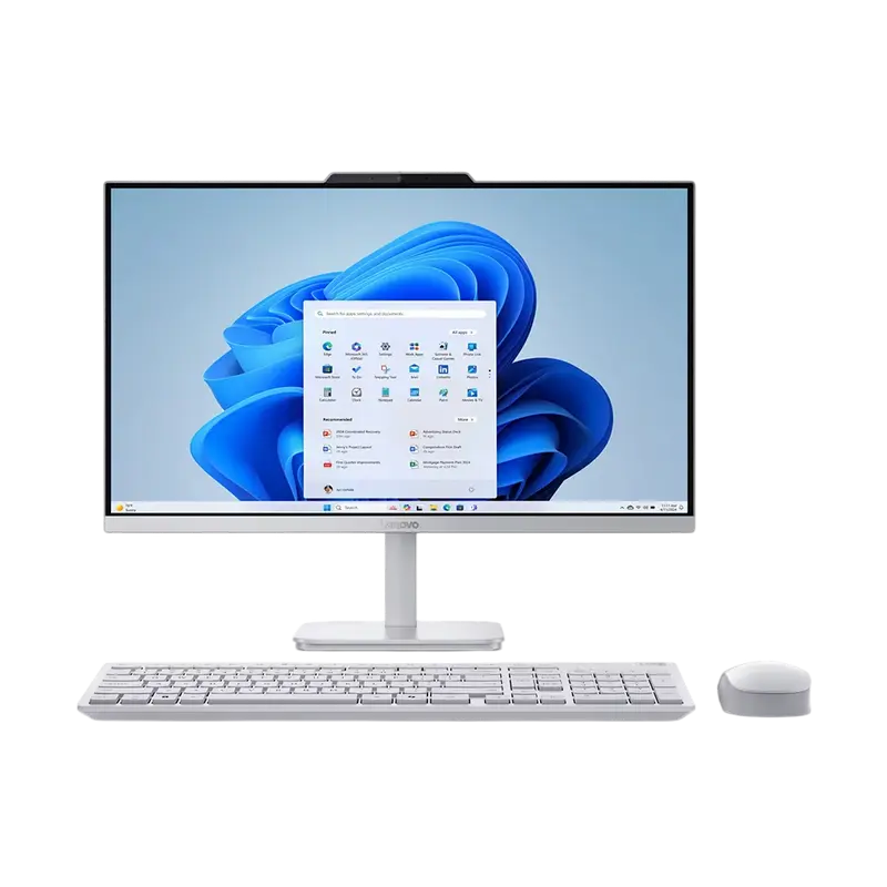 Моноблок Lenovo A100, 23,8", Intel N100, 16Гб/512Гб, Без ОС, Cloud Grey