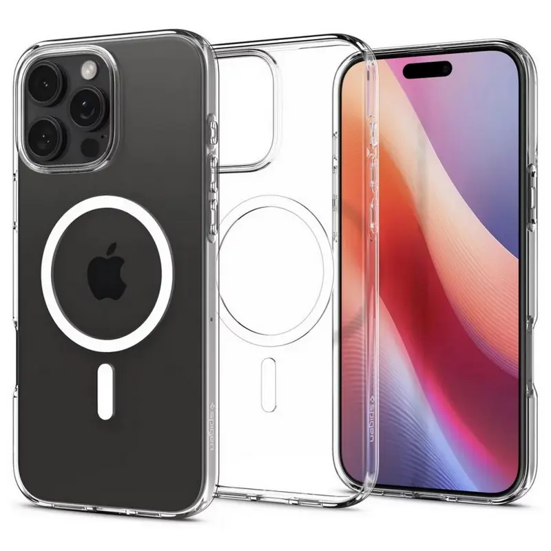 Чехол Spigen iPhone 16 Pro Liquid Crystal Mag, Clear