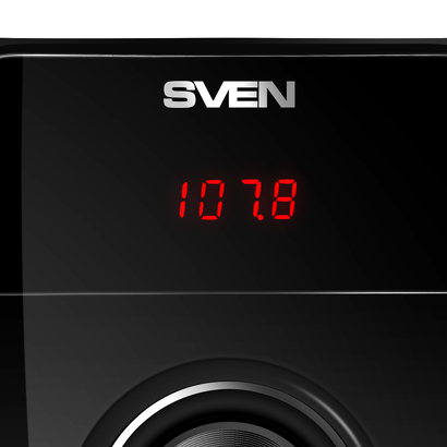 Audio System 5.1 SVEN "HT-202" 100w / 20w+5*16w, BLUETOOTH, USB, SD, FM, Display, RC, Black Audio System 5.1 SVEN "HT-202" 100w / 20w+5*16w, BLUETOOTH, USB, SD, FM, Display, RC, Black