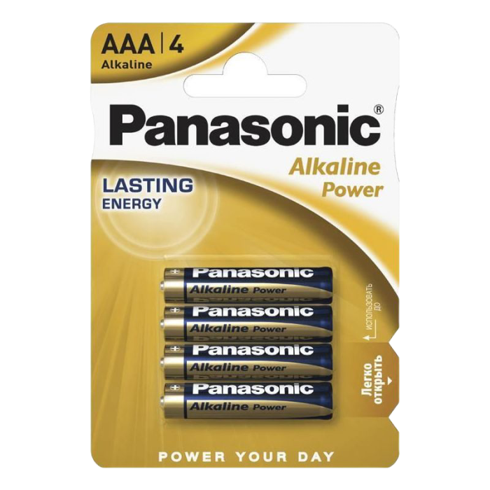 Panasonic "ALKALINE Power" AAA Blister* 4, Alkaline, LR03REB/4BPR