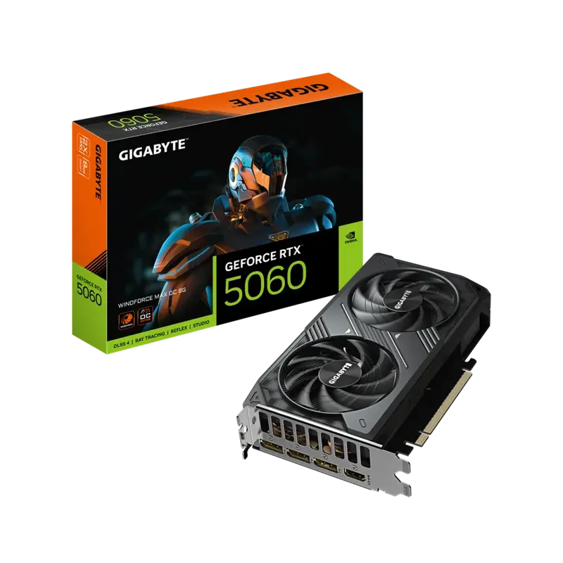 Видеокарта Gigabyte GV-N5060WF2MAX OC-8GD, 8GB GDDR7 128бит