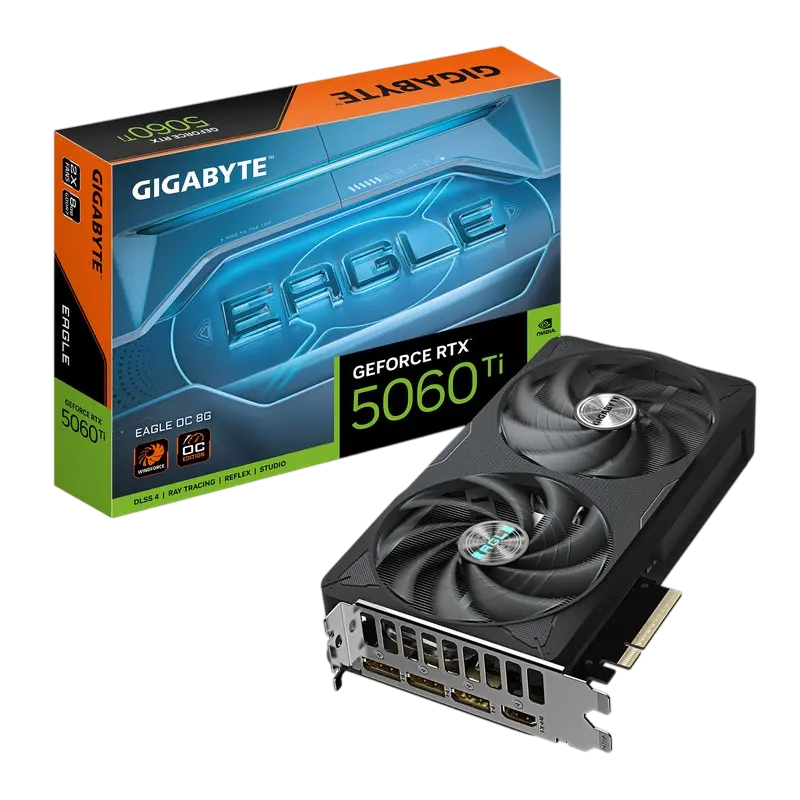 Видеокарта Gigabyte GV-N506TEAGLE OC-8GD, 8GB GDDR7 128бит