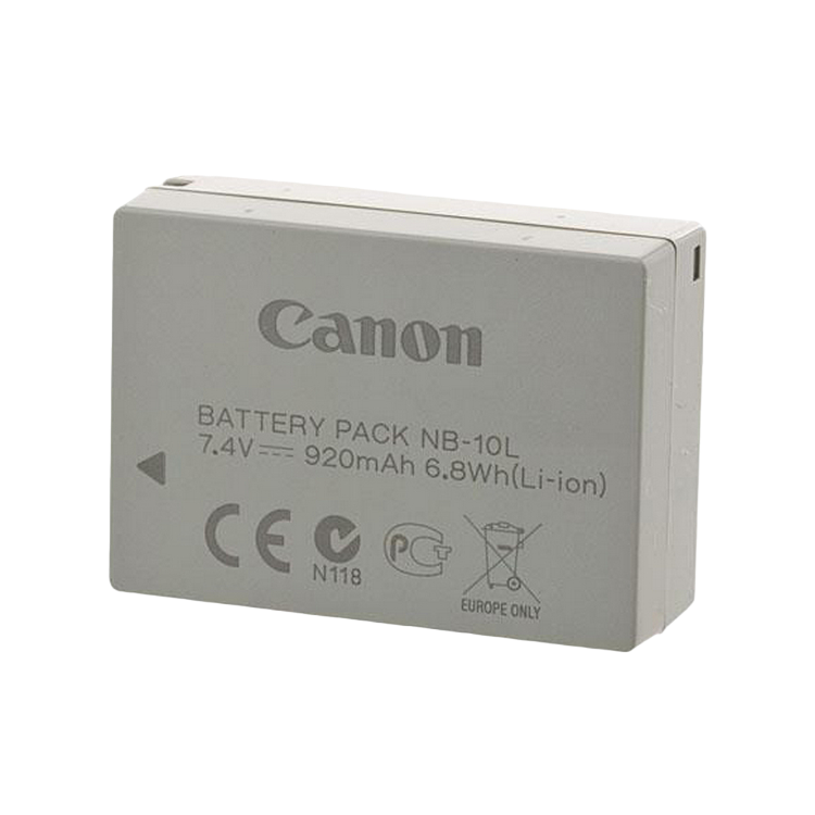 Battery pack Canon NB-10L, 920mAh, for SX40, 50 & G15, G16, G3X