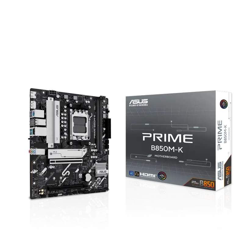 Материнская плата ASUS PRIME B850M-K, AM5, AMD B850, mATX
