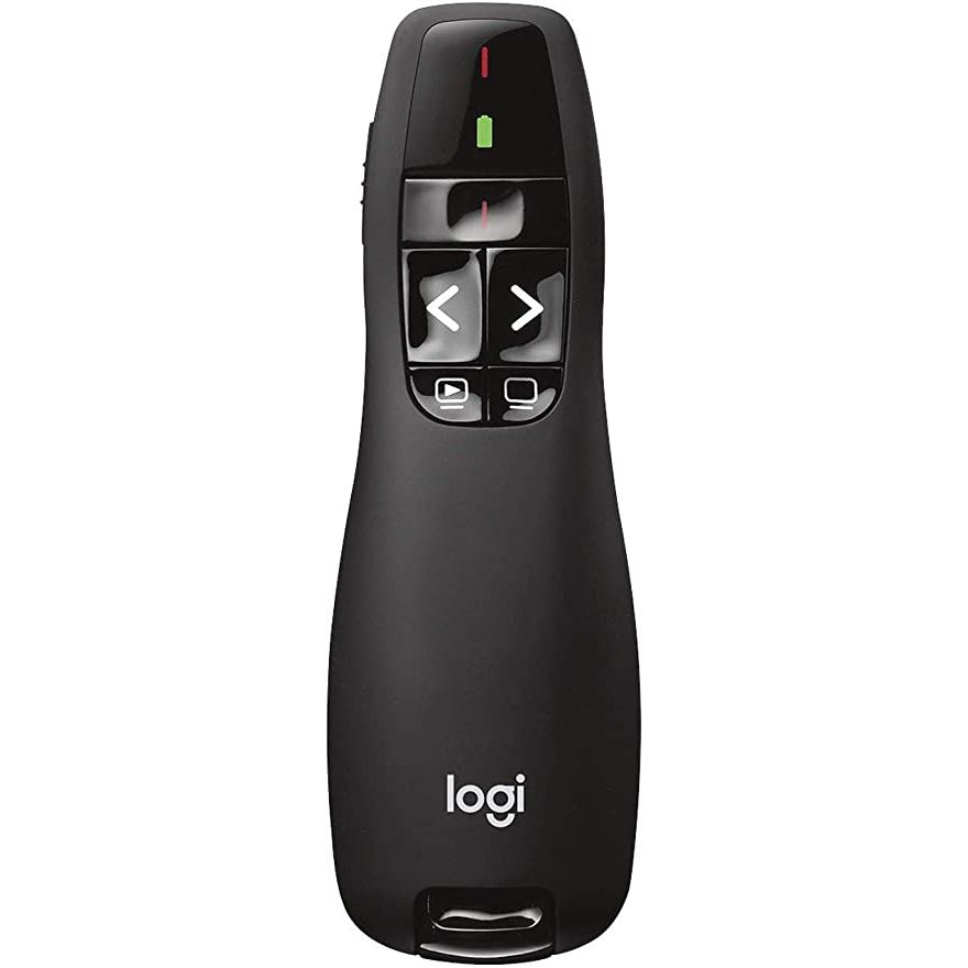 Presenter Logitech R400, Class 2 Laser, Range: 15m, 2.4 Ghz, 2xAAA