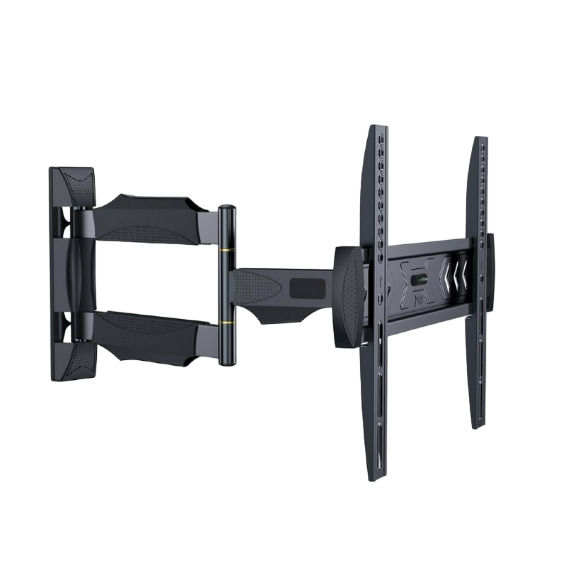 Wall Mount  Gembird "WM-55ST-02" Black 32"-55" 30kg VESA:up 400x400, Wall dist:65-610mm ±90°,-5/+8°
