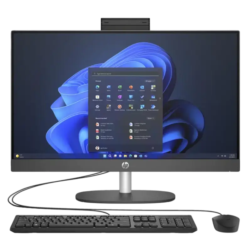 Моноблок HP ProOne 240 G10, 24", Intel Core Ultra 7 155U, 16Гб/512Гб, Без ОС, Чёрный