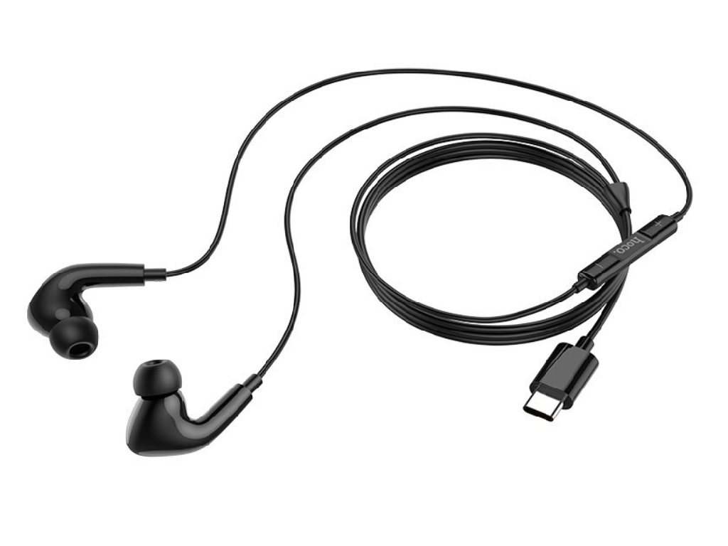 HOCO M1 Pro Original, Type-C, 1.2 m, black, controller with microphone