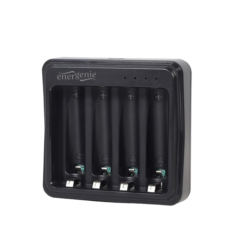 Energenie  "BC-USB-03" Charger 4-pos AA/AAA + 4AAA