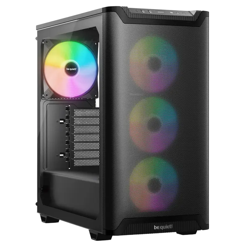 Компьютерный корпус be quiet! Pure Base 501 LX, Midi-Tower, Без блока питания, Чёрный