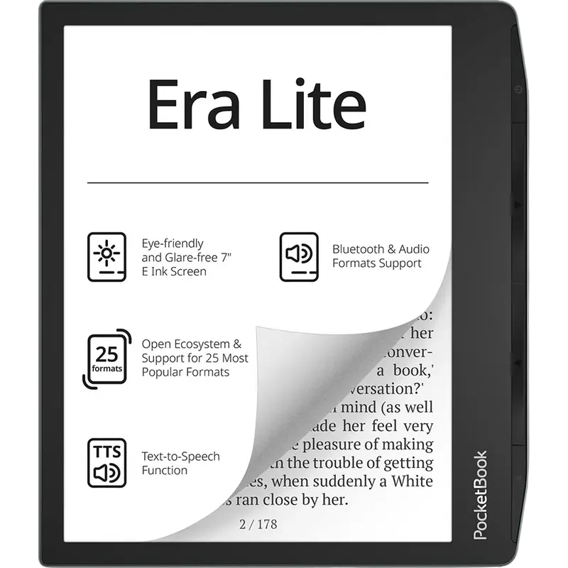 Электронная книга PocketBook 710 Era Lite, Stone Green, acer,asus,lenovo,hp,dell,планшеты,чехол для планшета, подставка для ноутбука, зарядка для ноутбука