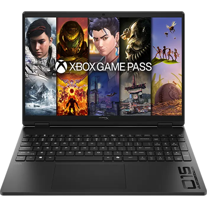 Игровой ноутбук 15,3" HP HyperX OMEN 15, Shadow Black, AMD Ryzen AI 7 450, 24Гб/1024Гб, FreeDOS