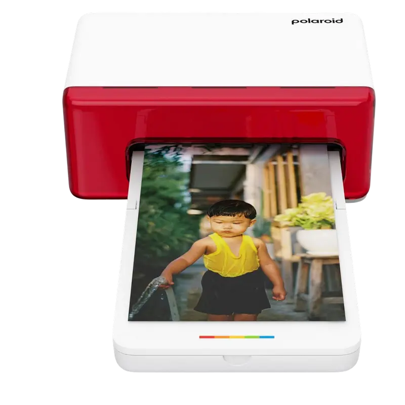 Фотопринтер Polaroid Hi Print 4x6, Белый | Красный