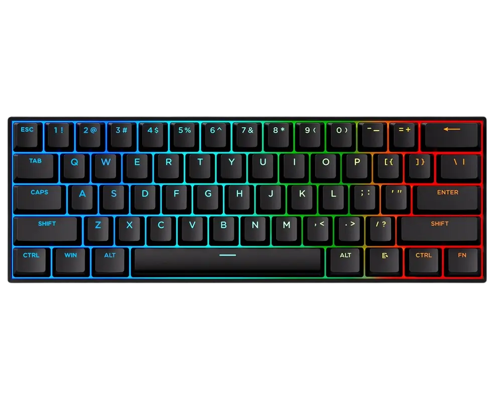 Клавиатура MCHOSE Ace 60 Pro, Проводное, Чёрный