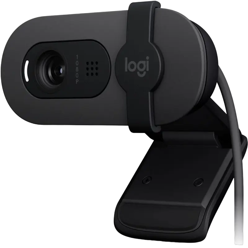Веб-камера Logitech BRIO 100, 1920x1080, Чёрный
