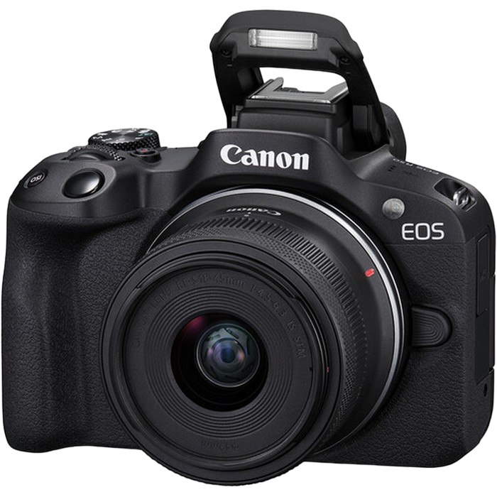 DC Canon EOS R50  Black & RF-S 18-45mm f/4.5-6.3 IS STM KIT