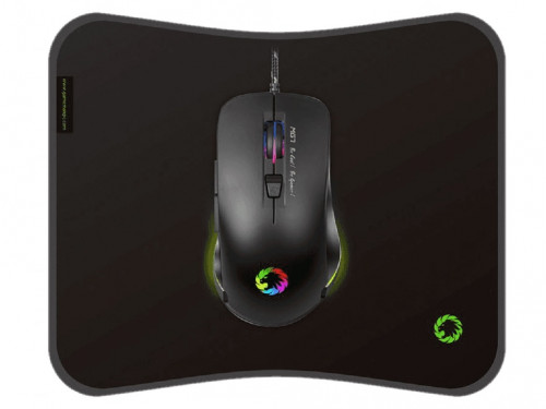 Gaming Mouse & Pad Gamemax MG7, Optical, 1200-3200 dpi, 6 buttons, Ergonomic, RGB, Black, USB, клавиатуры ,мышки ,веб камера ,коврики ,флешки , 16gb, 32gb,64gb,128gb,256gb,512,microsd,sd