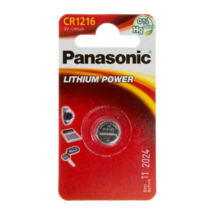 CR1216, Blister*1, Panasonic, CR-1216EL/1B