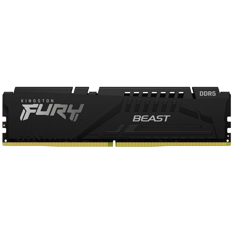 .32GB DDR5-6000MHz  Kingston FURY Beast   (KF560C36BBE-32), CL36-38-38, 1.35V, Intel XMP 3.0, Black